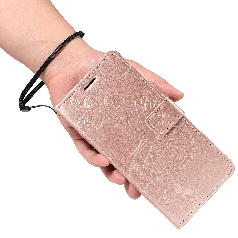 For Honor 400 Lite 5G Wallet Case Floral Butterfly Imprinted Leather Phone Cover Stand