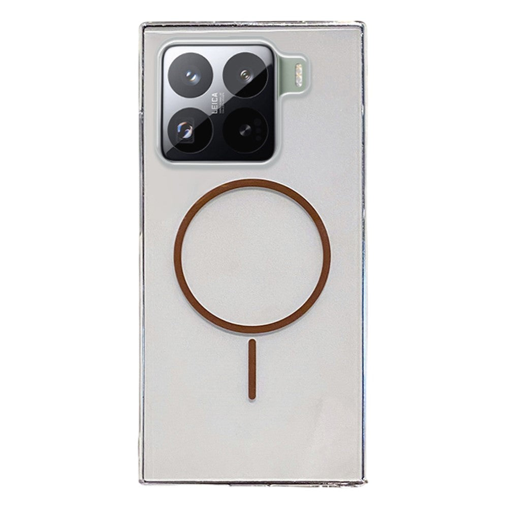 For Xiaomi 15 Pro Magnetic Case Clear Slim PC Phone Back Cover