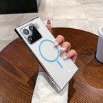 For Xiaomi 15 Pro Magnetic Case Clear Slim PC Phone Back Cover