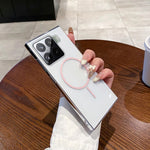 For Xiaomi 15 Pro Magnetic Case Clear Slim PC Phone Back Cover