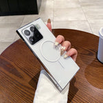 For Xiaomi 15 Pro Magnetic Case Clear Slim PC Phone Back Cover