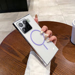 For Xiaomi 15 Pro Magnetic Case Clear Slim PC Phone Back Cover