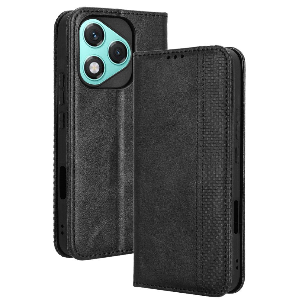 For Honor 400 Lite 5G Retro PU Leather Case Phone Wallet Stand Cover