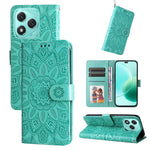 For Honor X70i / 400 Lite 5G Case Sunflower Imprint Leather Wallet Phone Cover
