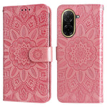 For Xiaomi Redmi A5 NFC (EU) (173.45mm) Case Sunflower Imprint Leather Wallet Phone Cover