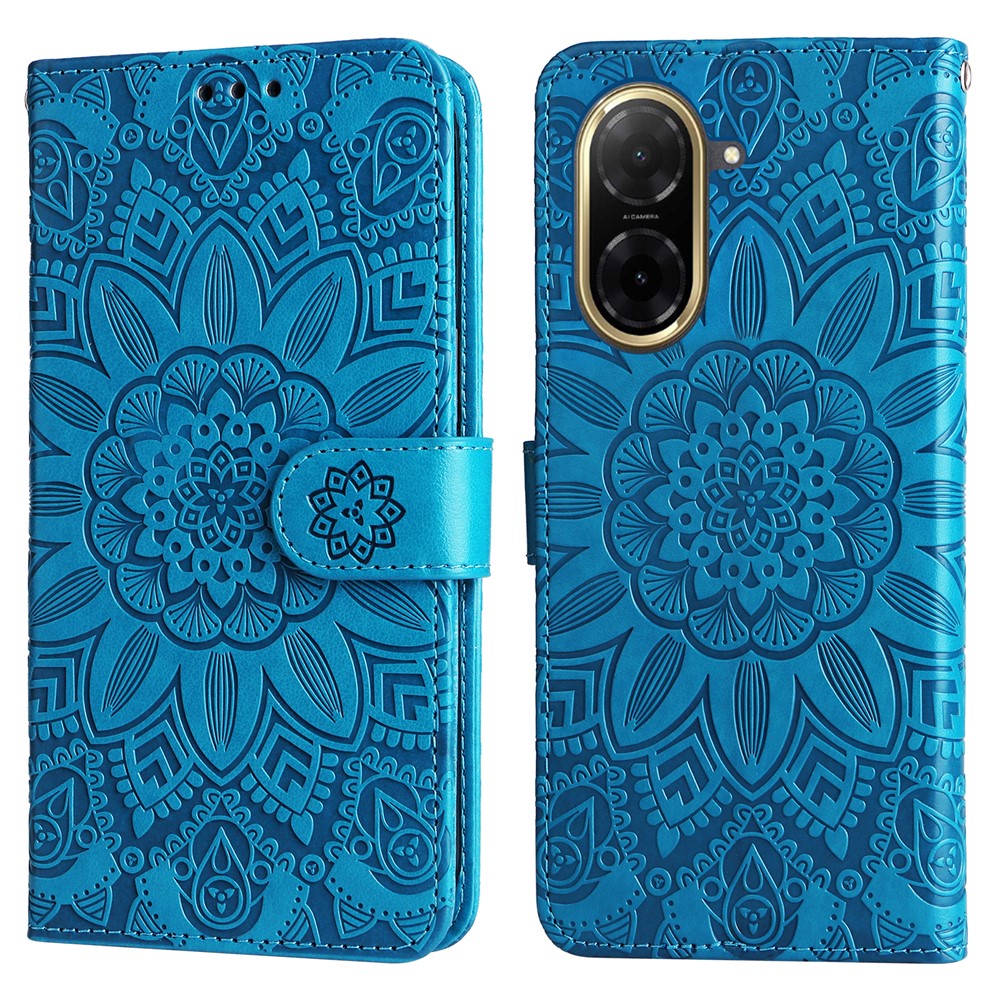 For Xiaomi Redmi A5 NFC (EU) (173.45mm) Case Sunflower Imprint Leather Wallet Phone Cover