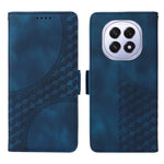 For Oppo F29 5G Leather Cases Wallet Rhombus Imprinted Phone Cover Stand with Strap