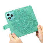 For Honor X70i / 400 Lite 5G Case Floral Pattern PU Leather Wallet Stand Phone Cover