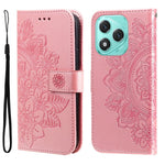 For Honor X70i / 400 Lite 5G Case Floral Pattern PU Leather Wallet Stand Phone Cover