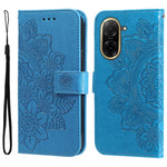 For Xiaomi Redmi A5 NFC (EU) (173.45mm) Case Floral Pattern PU Leather Wallet Stand Phone Cover