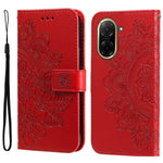 For Xiaomi Redmi A5 NFC (EU) (173.45mm) Case Floral Pattern PU Leather Wallet Stand Phone Cover