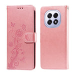 For Oppo A5 5G / Oppo F29 5G Leather Case Butterfly Floral Imprint Wallet Stand Cover