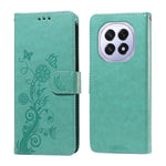 For Oppo A5 5G / Oppo F29 5G Leather Case Butterfly Floral Imprint Wallet Stand Cover