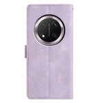 For Honor Magic7 Lite 5G / X9c 5G / X60 Pro 5G Case Wallet Stand Imprinted Triangle Pattern Leather Phone Flip Cover