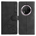 For Honor Magic7 Lite 5G / X9c 5G / X60 Pro 5G Case Wallet Stand Imprinted Triangle Pattern Leather Phone Flip Cover