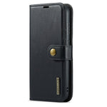 DG.MING for Samsung Galaxy S25 Edge Case Detachable Split Leather Phone Cover