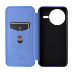 Phone Case for Xiaomi Poco F7 Pro 5G / F7 Ultra 5G / Redmi K80 5G / K80 Pro 5G Carbon Fiber Texture Drop-Proof PU Leather Cover