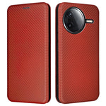 Phone Case for Xiaomi Poco F7 Pro 5G / F7 Ultra 5G / Redmi K80 5G / K80 Pro 5G Carbon Fiber Texture Drop-Proof PU Leather Cover