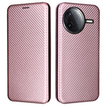 Phone Case for Xiaomi Poco F7 Pro 5G / F7 Ultra 5G / Redmi K80 5G / K80 Pro 5G Carbon Fiber Texture Drop-Proof PU Leather Cover