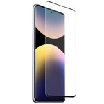NORTHJO For Xiaomi Redmi Note 14 Pro+ 5G Phone Case Drop-Proof TPU Cover with 3D Curved Tempered Glass Film