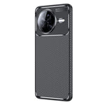 Xiaomi Redmi K80 5G / Poco F7 Pro 5G-cover med kulfiberstruktur, TPU-mobilbeskyttelse og varmeafledning