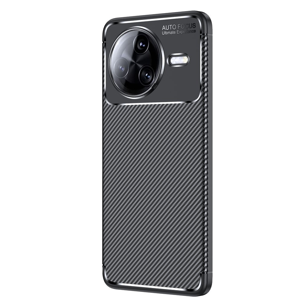 Xiaomi Redmi K80 5G / Poco F7 Pro 5G-cover med kulfiberstruktur, TPU-mobilbeskyttelse og varmeafledning