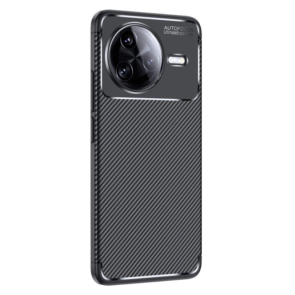Xiaomi Redmi K80 5G / Poco F7 Pro 5G-cover med kulfiberstruktur, TPU-mobilbeskyttelse og varmeafledning