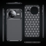 Xiaomi Redmi K80 5G / Poco F7 Pro 5G-cover med kulfiberstruktur, TPU-mobilbeskyttelse og varmeafledning