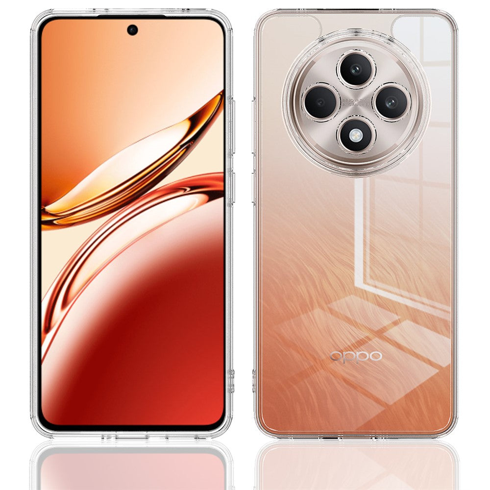Oppo Reno12 FS 5G / Oppo F27 5G / Oppo Reno12 F 5G Genomskinligt mobilskal TPU+Akryl Stötsäkert mobilbaksida