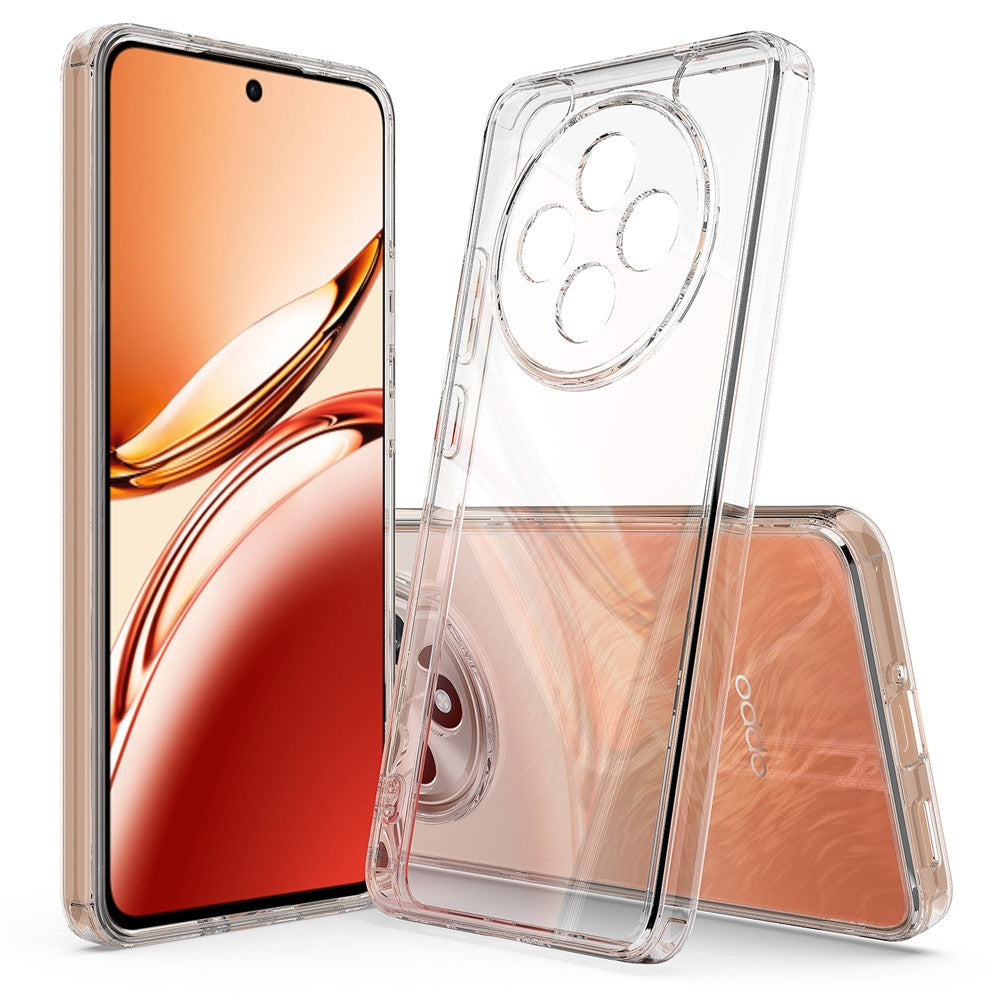 Oppo Reno12 FS 5G / Oppo F27 5G / Oppo Reno12 F 5G Genomskinligt mobilskal TPU+Akryl Stötsäkert mobilbaksida