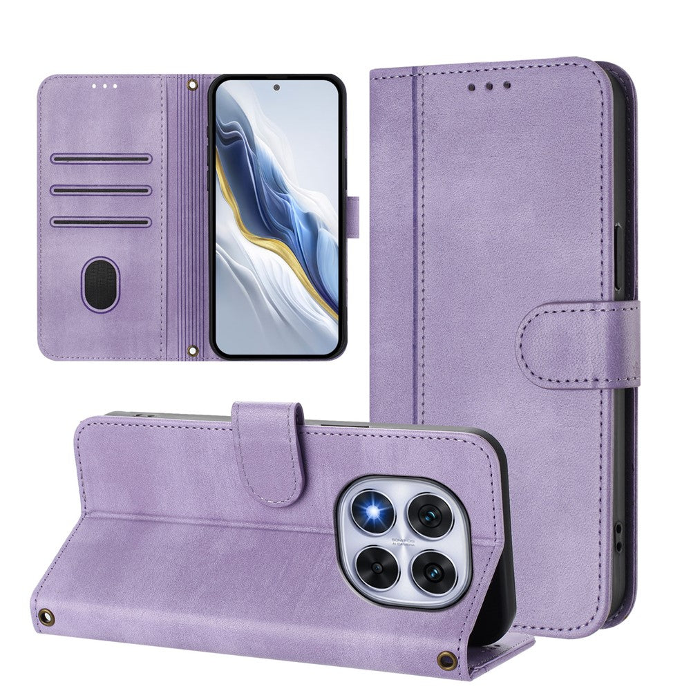 For Xiaomi Redmi Note 14 Pro+ 5G / Xiaomi Redmi Note 14 Pro 5G Cases Wallet Stand Retro Texture Leather Phone Cover with Lanyard