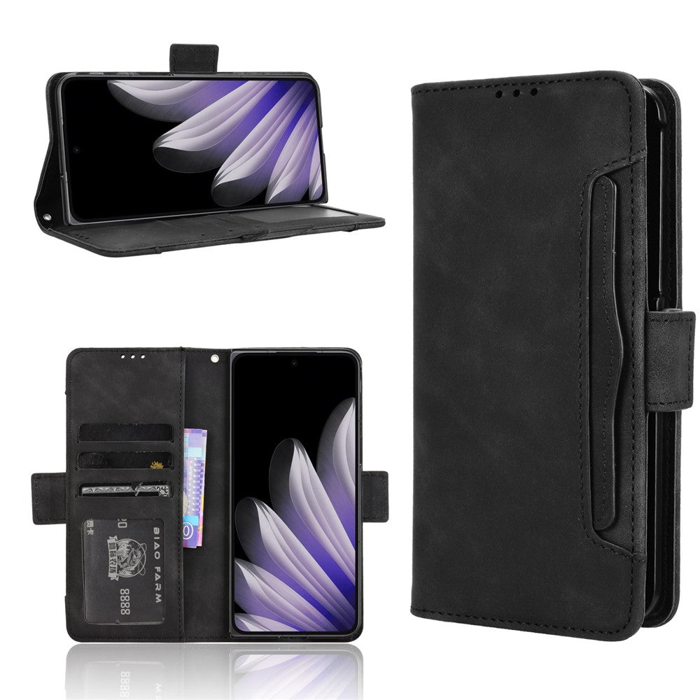 Til Oppo Find N5 5G læderetui, telefonpung-cover med flere kortlommer