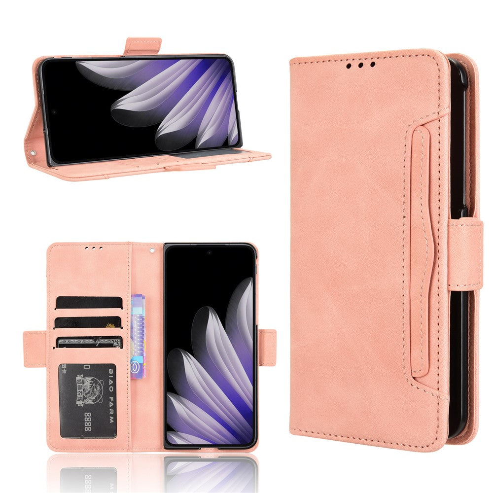 Til Oppo Find N5 5G læderetui, telefonpung-cover med flere kortlommer