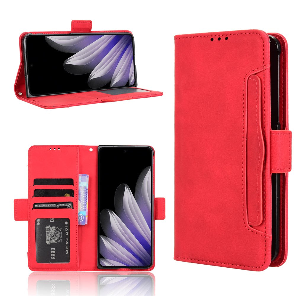Til Oppo Find N5 5G læderetui, telefonpung-cover med flere kortlommer