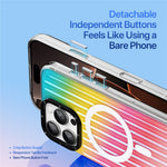 DUX DUCIS For iPhone 16 Pro Max Case Zest Series Compatible with MagSafe Gradient TPU + PET Phone Cover