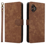 For Samsung Galaxy XCover7 Pro Case Wallet RFID Blocking PU Leather Cover Stand with Strap