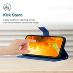 For Xiaomi Redmi A5 NFC (EU) (173.45mm) Case Sunflower Imprint Leather Wallet Phone Cover with Wrist Strap