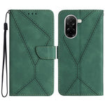 For Xiaomi Redmi A5 NFC (EU) (173.45mm) Case Skin Touch Lines Imprinted PU Leather Flip Phone Cover