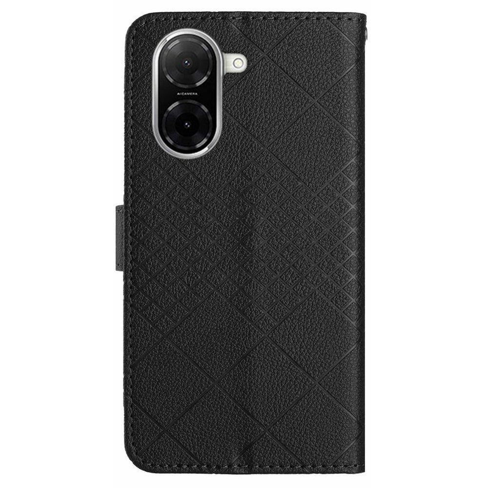 For Xiaomi Redmi A5 NFC (EU) (173.45mm) Case Wallet Imprint PU Leather Flip Folio Phone Cover
