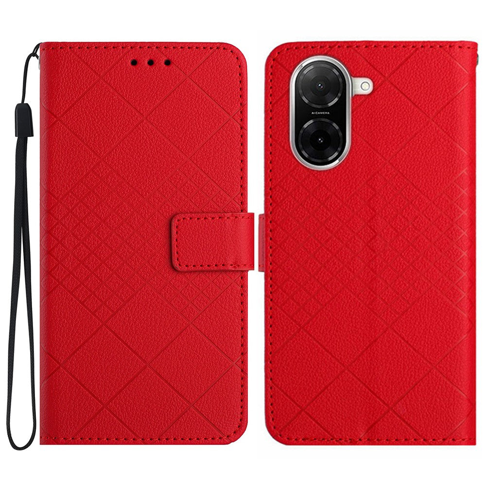 For Xiaomi Redmi A5 NFC (EU) (173.45mm) Case Wallet Imprint PU Leather Flip Folio Phone Cover