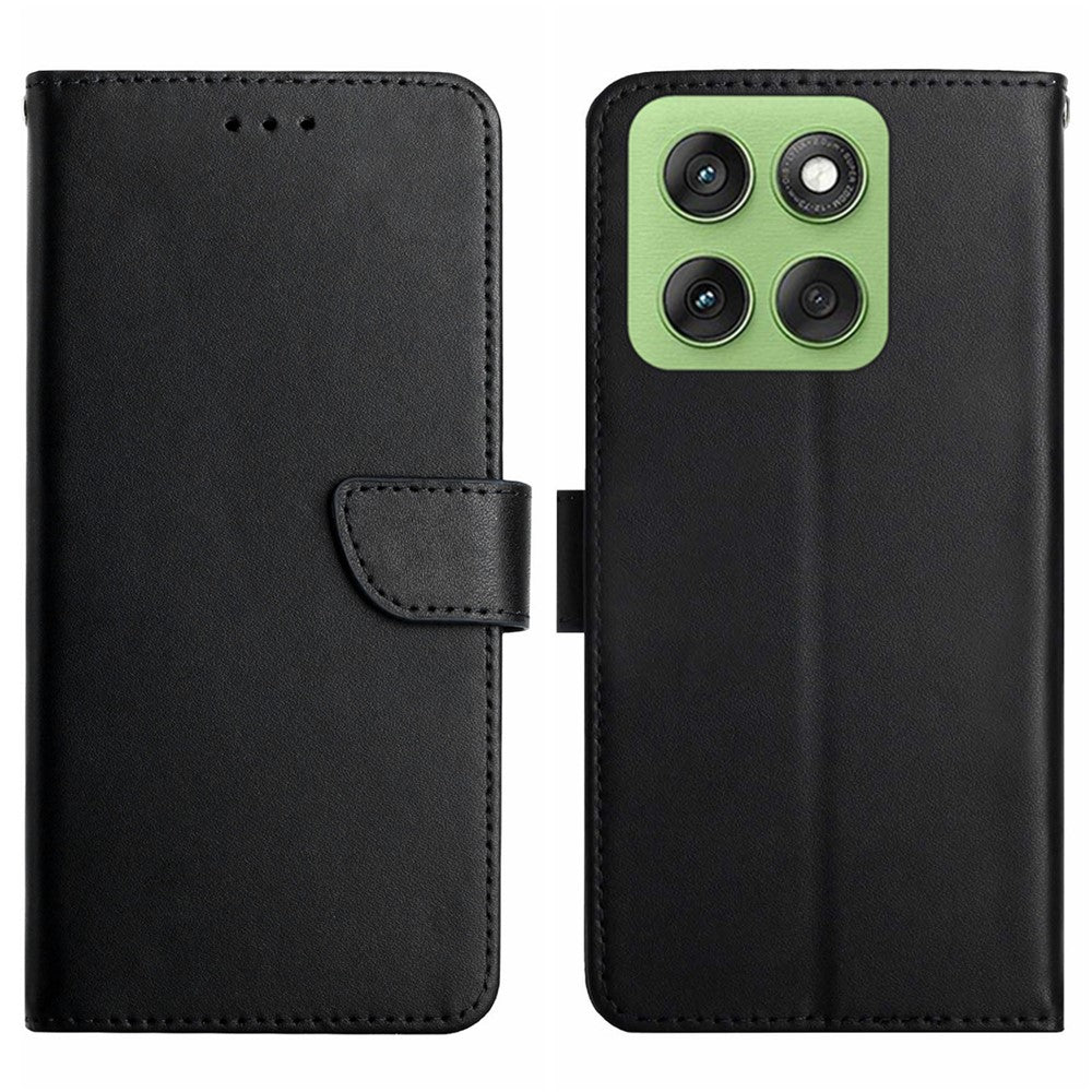 Til Motorola Edge 60 5G / 60 Fusion 5G etui ægte okselæder telefoncover Nappa tekstur