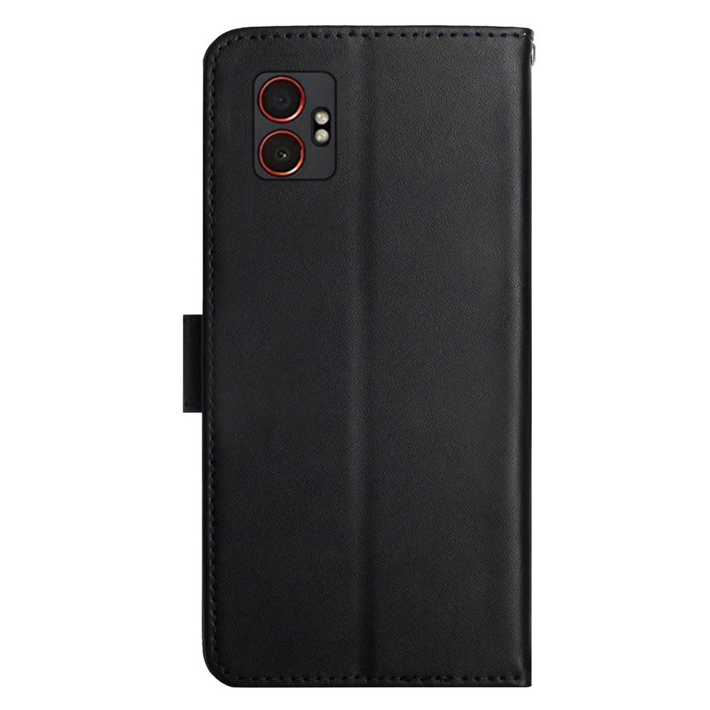 Til Samsung Galaxy XCover7 Pro Etui Ægte Koskind Telefoncover Nappa Tekstur