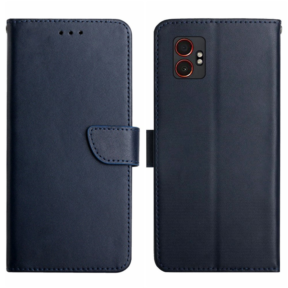 Til Samsung Galaxy XCover7 Pro Etui Ægte Koskind Telefoncover Nappa Tekstur