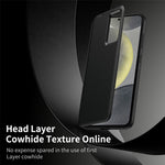 For Samsung Galaxy S25 Edge Case with Card Holder Smart View Window Leather Phone Cover