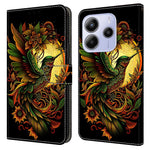 For Xiaomi Redmi Note 14 5G Leather Case Pattern Printing Wallet Stand Flip Phone Cover