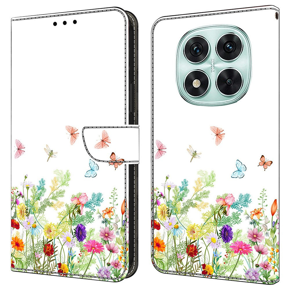 For Xiaomi Redmi Note 14 Pro 5G / Poco X7 5G Leather Case Pattern Printing Wallet Stand Flip Phone Cover