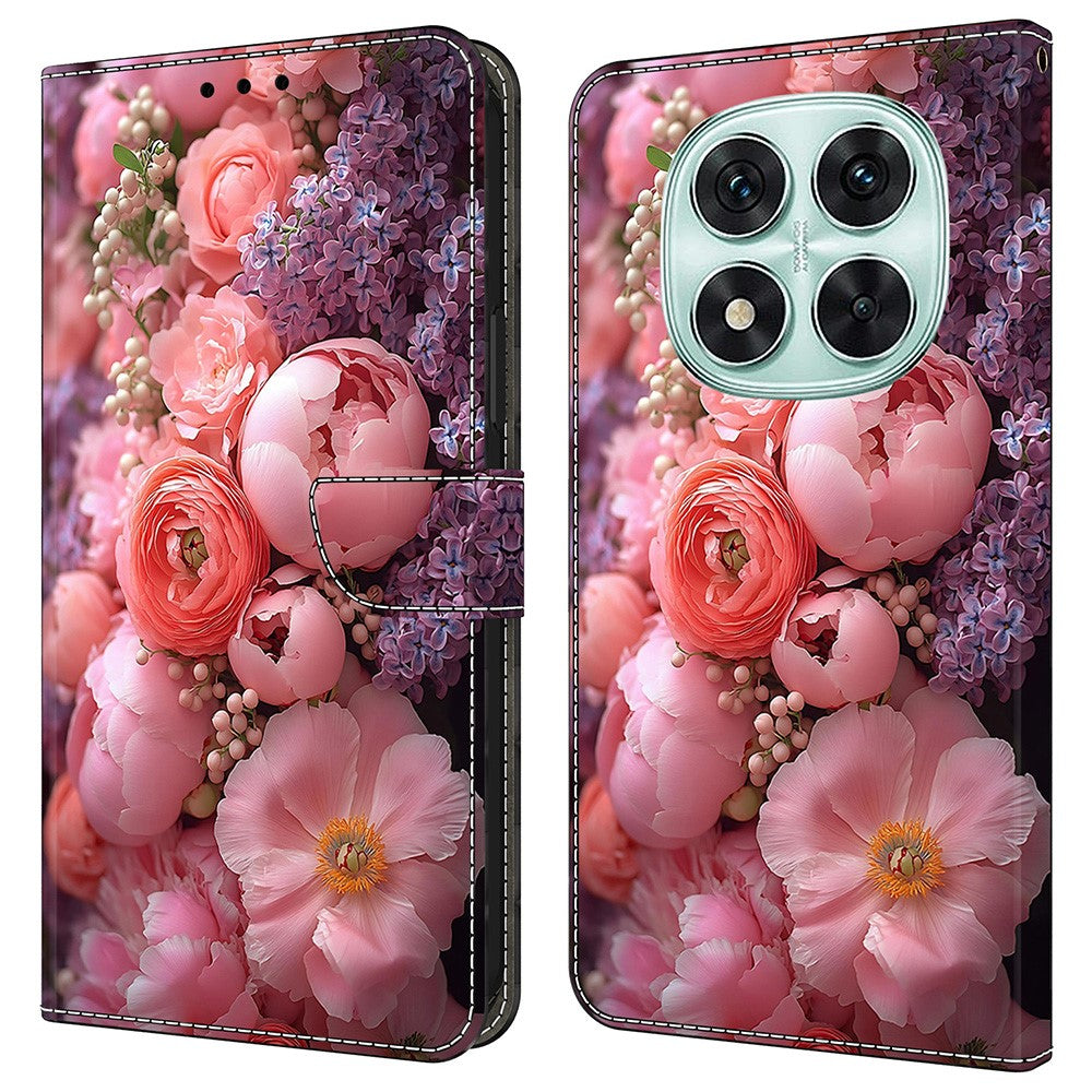 For Xiaomi Redmi Note 14 Pro 5G / Poco X7 5G Leather Case Pattern Printing Wallet Stand Flip Phone Cover