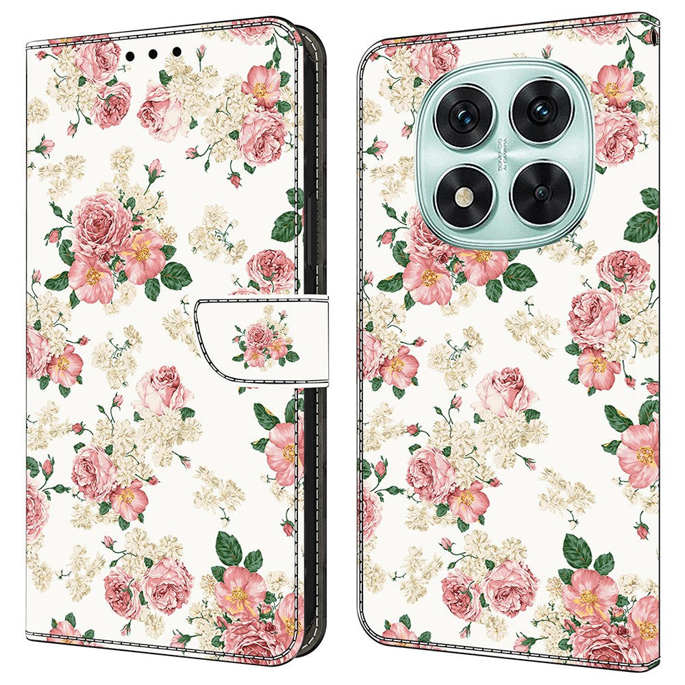 For Xiaomi Redmi Note 14 Pro 5G / Poco X7 5G Leather Case Pattern Printing Wallet Stand Flip Phone Cover