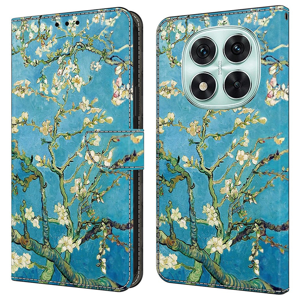 For Xiaomi Redmi Note 14 Pro 5G / Poco X7 5G Leather Case Pattern Printing Wallet Stand Flip Phone Cover