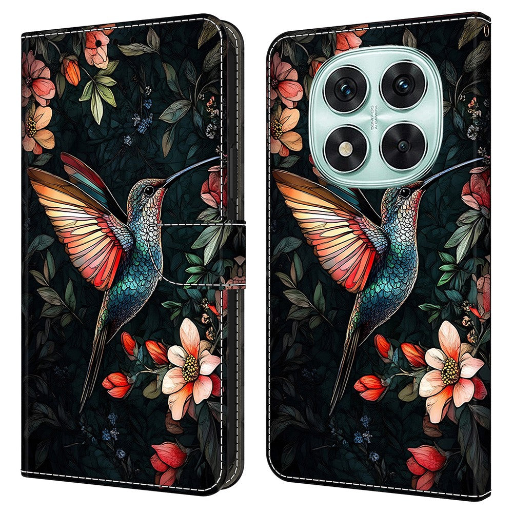 Xiaomi Redmi Note 14 Pro+ 5G Läderfodral Mönstertryck Plånboksfodral Flip-fodral